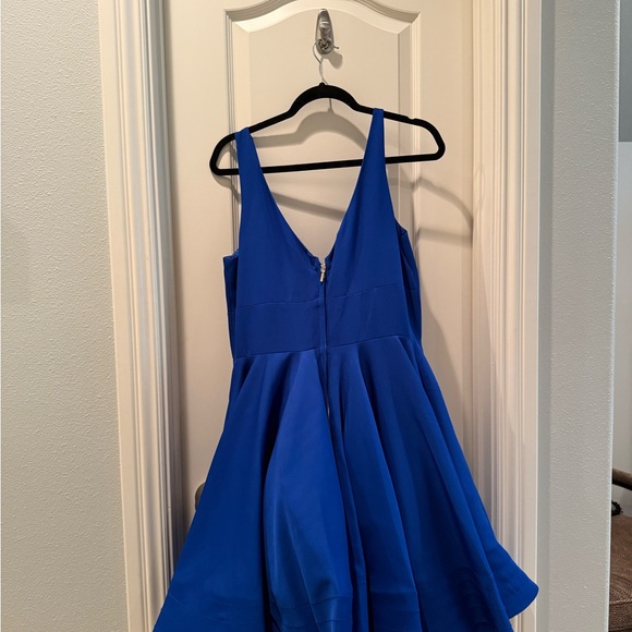 Mac Duggal Blue Sleeveless Dress - Picture 8 of 13